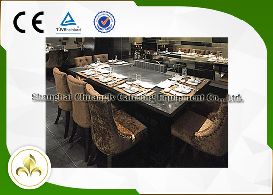 주문 7번 자리 전기 유도 테프퍼니아키 그릴 표 기본 구성 CE ISO9001 인증 online manufacture