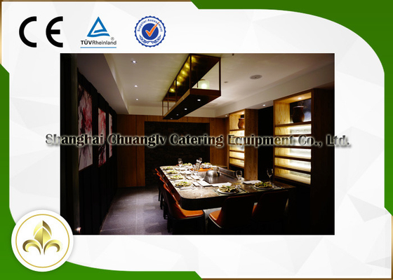 주문 평평한 전기적 그릴 실내 9번 석 일식점 테이블 CE ISO9001 인증 online manufacture