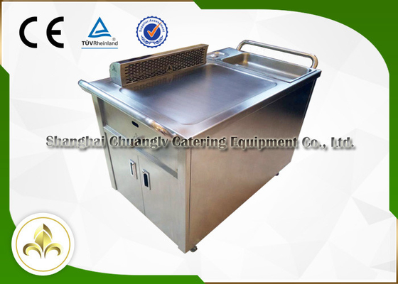 주문 배출 / 증기 집진기와 맞춘 BBQ 이동식 부엌 테프퍼니아키 그릴 online manufacture