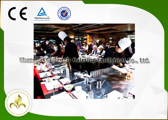 주문 21번 자리 CE ISO9001 인증 보다 더 사각형 야외 히바치 그릴 표 online manufacture