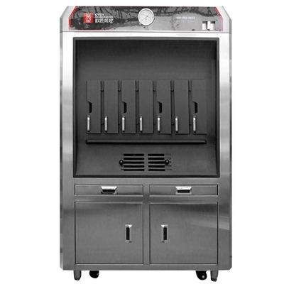 주문 오븐 그랜드 마스터 380V 단일층 4 그리드 상업용 어류 그릴 기계 online manufacture