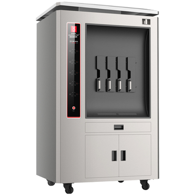 주문 상업적 스테인레스 강 4 공간 전기 물고기 그릴 기계 380V /14.25KW 온라인 제조