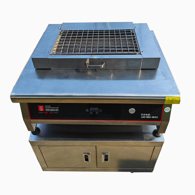주문 작은 주방용 조리대 BBQ 그릴 45 킬로그램 케밥 그릴 레스토랑 장비 온라인 제조
