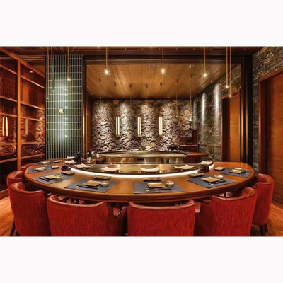 주문 맞춤형 크기의 디자인으로 평면 Teppanyaki Grill online manufacture