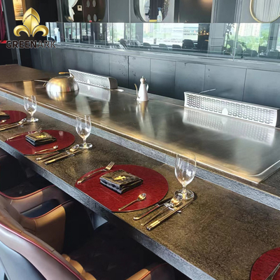 품질  Commercial Hibachi Grill with Custom Flat Alloy Steel Surface 공장