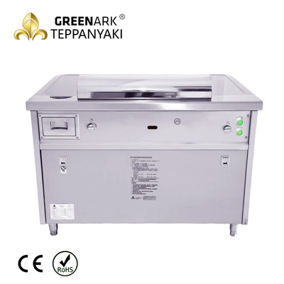 주문 7석 전기 테판야키 그릴 스테인리스 스틸 재료 380v 50hz 바비큐용 online manufacture