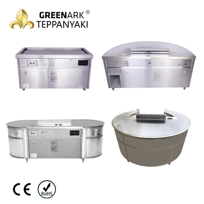 주문 주문 제작된 사각형 테프퍼니아키 히바치 그릴 표, 가스 그릴 번철판 online manufacture
