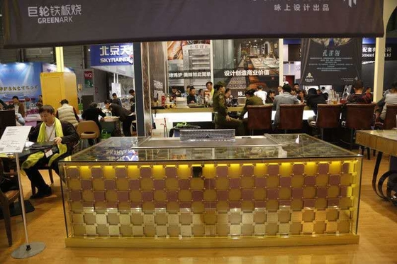 주문 2400 밀리미터 호텔 장비 테프퍼니아키 그릴 표 사각형 일본 스타일 online manufacture
