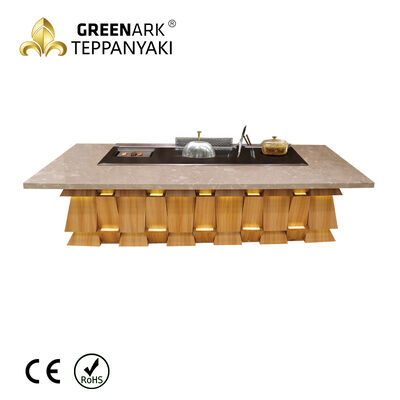 주문 3 in 1 Multifunctional Commercial Teppanyaki Grill Table for Food Plaza and Outdoor Dining 온라인 제조
