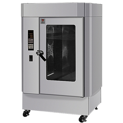 유리 문 17KW 350kg과 함께 뜨거운 바람 치킨 그릴 머신