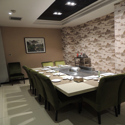 상업용 철판구이 그릴 테이블 20mm 합금강 8000W