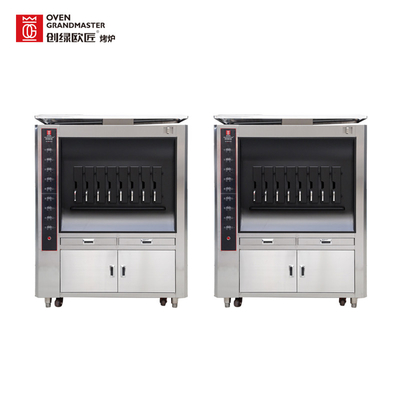 주방을 위한 상업적 여덟 공간 생선류 그릴 기계 단일층 20KW