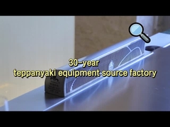 공장 직접 테판야키 그릴 - 95% 지방 제거 & 사용자 지정 디자인